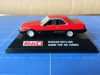 Yodel,  Real - X,  1:72,  Nissan Skyline Hard Top Rs Turbo (red)