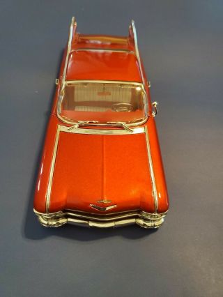 Jada Toys 1959 Cadillac Deville Diecast Car Candy Red Scale 1:24 Dub City