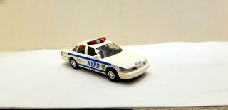 1/87 Ho Scale Busch Nypd Ford Crown Victoria