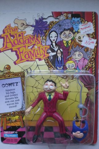 1992 Vintage The Addams Family Figure Gomez Carded Playmates