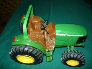 John Deere Green & Yellow Metal Utility Tractor 10 " X 7 "
