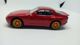 2019 Hot Wheels Unspun Unrivet Prototype 89 Porsche 944 Turbo - Rim 5 Spoke Orange