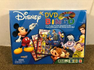 Disney Dvd Bingo Game By Screenlife 2005 Complete