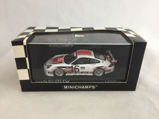 1/43 Minichamps Porsche 911 Gt3 2004 Daytona 400 046216,  1/3,  552 Pc