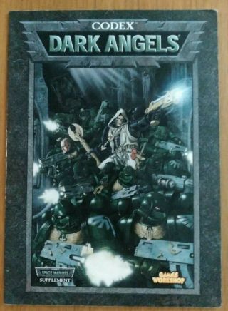 Warhammer 40k Book Codex Dark Angels,  1999 3rd Edition