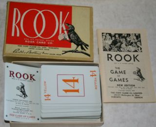 Rook Copp Clark Co Card Game Canada 1947 Boxed Vintage With Instructions