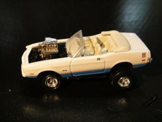 1973 Ford Mustang Convertible - Olympic Spirit Edition - Custom Johnny Lightning Jl