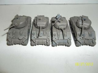 Flames Of War Us Wwii M4 Sherman Tank Short Barrel X4 V40