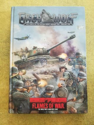 Grey Wolf Flames Of War Wwii Hardcover Book