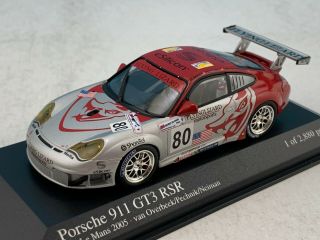 1:43 Minichamps 2005 Porsche 911 Gt3 Rsr Flying Lizard 80 Le Mans 400056480