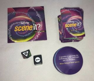 Scene It Disney 1st Edition Dvd Board Game Replacement Cards Dice Dvd Parts