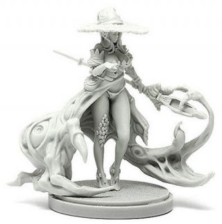 30mm Resin Kingdom Death Disciple Of The Witch 2 Unpainted Unbuild Wh057