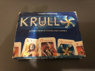 Krull Card Game Of Power And Chance (1983) - Complete