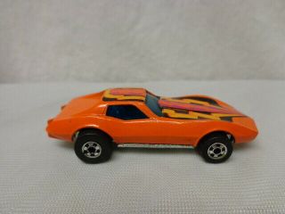 1980 Hot Wheels Corvette Stingray,  Black Wheels,  Near /