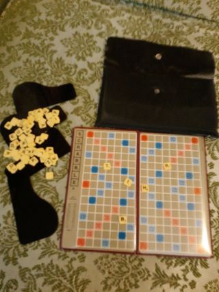 Compact Scrabble Travel Game Magnetic Tiles
