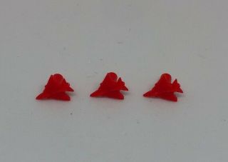 Replacement Electronic Battleship Advanced Mission - Full Set Of 3 Red Planes