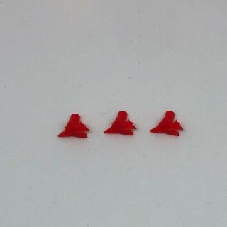 Replacement Electronic Battleship Advanced Mission - Full set of 3 red planes 2