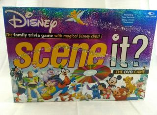 Scene It? Disney Edition Dvd Board Game By Screen Life 2004 100 Complete
