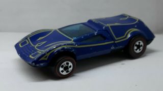 Hot Wheels Buzz Off The Blue One 1969/hong Kong Redline Tires See Pictures