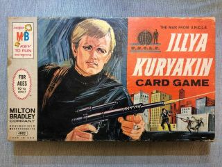 Vintage The Man From U.  N.  C.  L.  E.  Illya Kuryakin Card Game Milton Bradley 1966