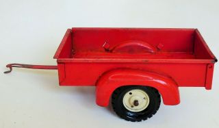 Vintage Tru - Scale Trailer For Farm Tractor Pressed Steel Toy 9 1/4 " X 4 1/2 "