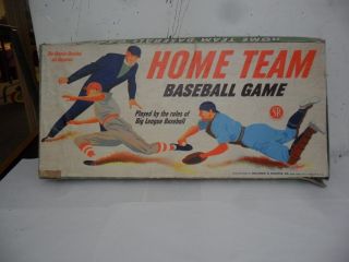 Vintage 1948 Home Team Baseball No.  25 Game By Selchow & Righter Co.
