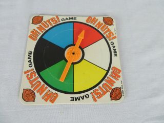 1969 Oh Nuts Game Replacement Game Spinner Ideal 3