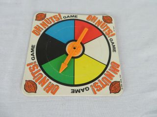 1969 Oh Nuts Game Replacement Game Spinner Ideal 4
