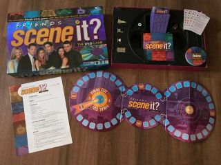 Friends Scene It? Dvd Game (complete) Trivia / 2005 Aniston Cox Kudrow