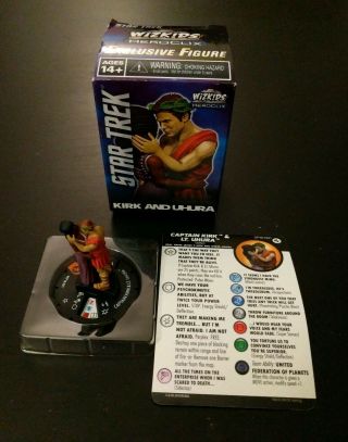 Star Trek Heroclix 2018 Convention Exclusive Kirk And Uhura Sp18 - 001 Le