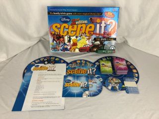 2007 Disney 2nd Edition Scene It? Dvd Board Game Mattel K8820