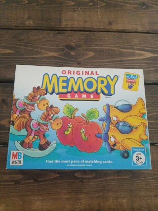 The Memory Game 2005 By Milton Bradley,  Ages 3 - 6 Complete 72 Cards Euc