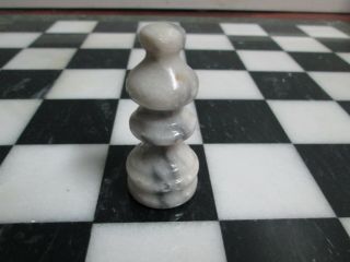 1 Vintage Cambor 2 " Marble White Bishop Chess Replacement For 16 " Inch Board