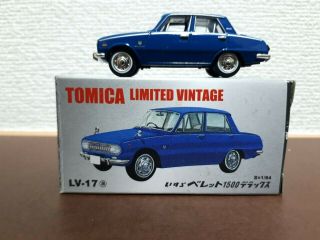 Tomytec Tomica Limited Vintage Lv - 17a Isuzu Bellett 1500 Dx
