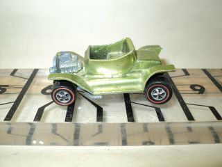 Vintage Hot Wheels Red Lines 1968 Hot Heap Lime Green