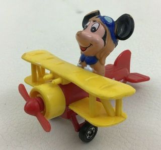 Matchbox Die - Cast Pilot Mickey Plane Disney Series Mickey Mouse Vintage 1979 Toy