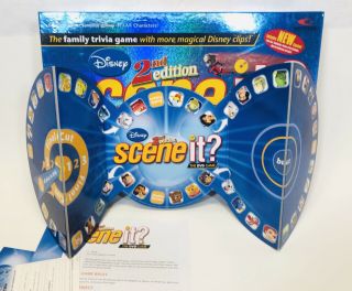 Disney Scene It? 2nd Edition Dvd Game Board Game in COMPLETE 4