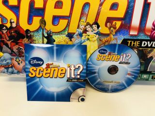 Disney Scene It? 2nd Edition Dvd Game Board Game in COMPLETE 5