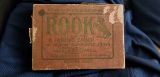 Vintage Rook Card Game (parker Bros.  1924/1934) Edition With Rules