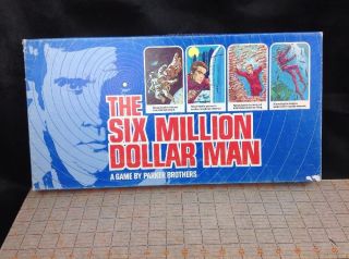 Retro 70s The Six Million Dollar Man Game REPLACEMENT Box Man Cave Decor Scuba 2
