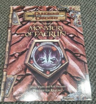 Monsters Of Faerun For Dungeons & Dragons 3.  5 / D20 / 3e Wotc
