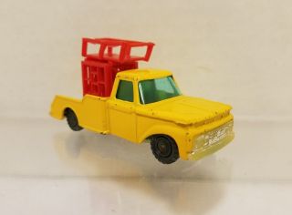 Vintage Husky Mettoy Yellow Ford F - 350 Pickup Truck