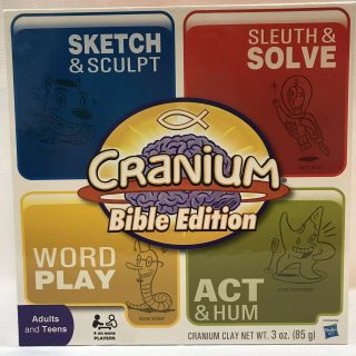 Cranium Bible Edition Christian Complete Game Sketch,  Sleuth,  Word Play,  Act