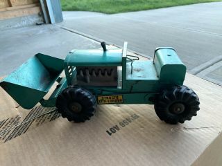 1950 Structo Toys Pressed Steel Construction Toy Front End Loader