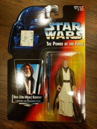 Star Wars Power Of The Force Ben Obi - Wan Kenobi Figure Nib Kenner Lucas