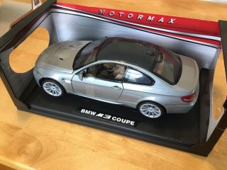 Motormax 1/18 Scale - 73100 Bmw M3 Coupe Gray