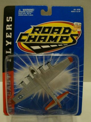 Road Champs Flyers B - 17 Bomber Airplane Aircraft Diecast C10 - 308