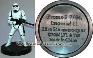 Star Wars Miniatures Rebel Storm Elite Stormtrooper Promo 2 7/04 24