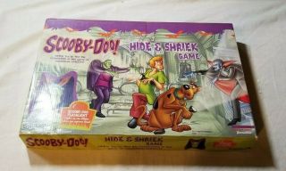 2003 Pressman Scooby Doo Hide & Shriek Board Game Light Up Monster Ghost