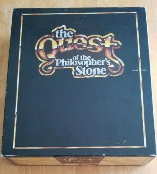 The Quest Of The Philosophers Stone 1st Ed 1986 Board Game Rpg 100 Complete